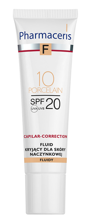 PHARMACERIS F Fluid kryjący dla skóry naczynkowej 10 SPF20, 30ml