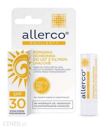 ALLERCO MED Pomadka ochronny z filtrem UVA/UVB 4,9g