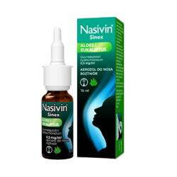 NASIVIN Sinex Aloes i Eukaliptus aerozol do nosa, 15ml