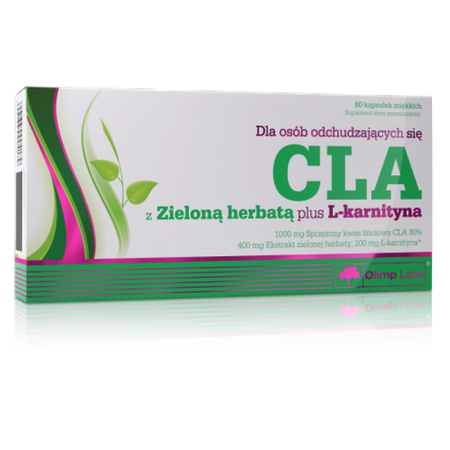 Olimp Cla z Zieloną herbatą + L-karnityna, 60 kapsułek