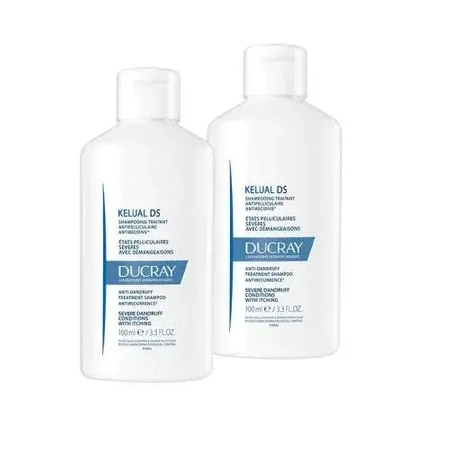 DUCRAY KELUAL DS Szampon przeciwłupieżowy, 2x100ml