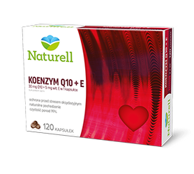 NATURELL Koenzym Q-10+E 30mg, 120 kapsułek 