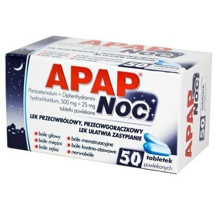 Apap Noc, 50 tabletek