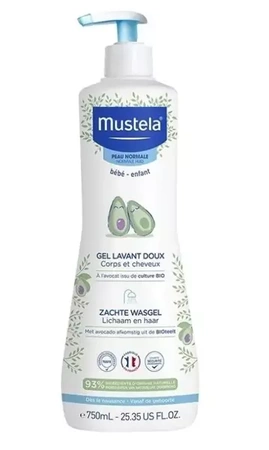 MUSTELA BEBE Delikatny żel do mycia 750 ml