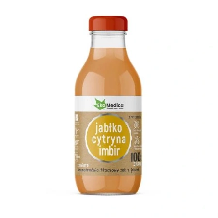 Jabłko Cytryna Imbir płyn 300 ml Ekamedika