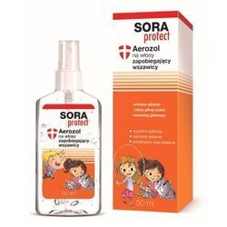 SORA PROTECT aerozol na włosy zapobiegający wszawicy, 50 ml