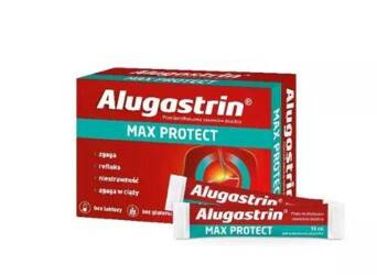 Alugastrin Max Protect zawiesina do ustna 10 saszetek.