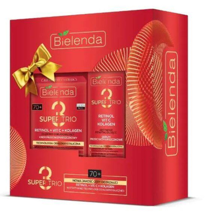 BIELENDA SUPER TRIO 70+  krem 50ml+serum 30ml