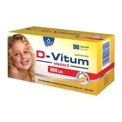 D-Vitum witamina D 800 j.m. 90 kapsułek twistoff