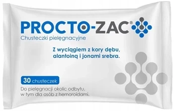 Procto-Zac Chusteczki pielęgnacyjne, 30 sztuk