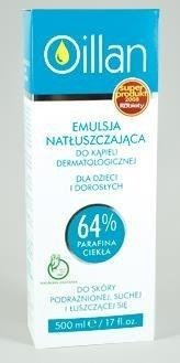 Oillan emulsja natłuszczająca do kąpieli, 500 ml