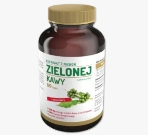 Ekstrakt z ziaren zielonej kawy, 60 kapsułek