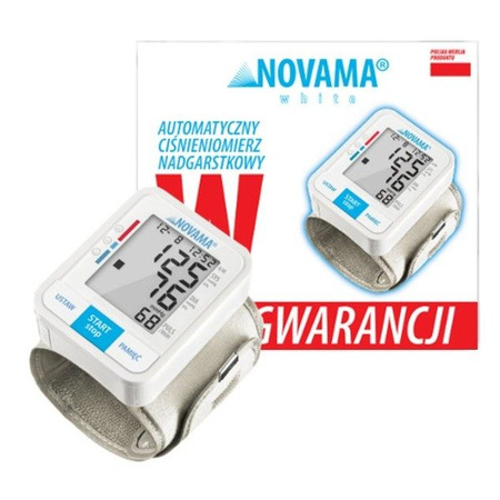 Ciśnieniomierz NOVAMA White W nadgarstkowy 1sztuka