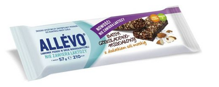 Allevo Baton Czekoladowo-Migdałowy, 57 g