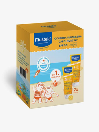 MUSTELA Ochrona słoneczna całej rodziny Mleczko p/słoneczne SPF 50+