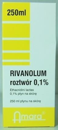 Rivanolum 0,1% roztwór, 250 ml