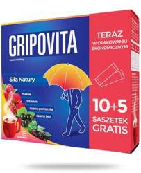 Grinovita (Gripovita), 15 saszetek, proszek do rozpuszczania