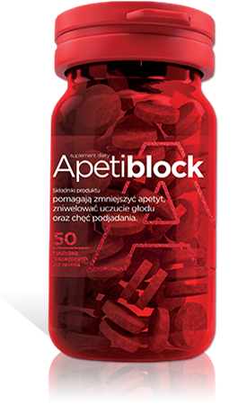 Apetiblock tabletki musujące do ssania x 50tabl.