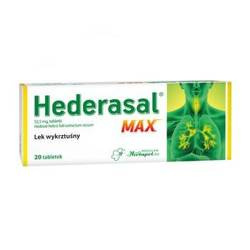 Hederasal MAX tabletki  52,5 mg 20 tabl. Data ważności 2026.03.31