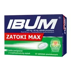 Ibum Zatoki Max, 12 tabletek powlekanych