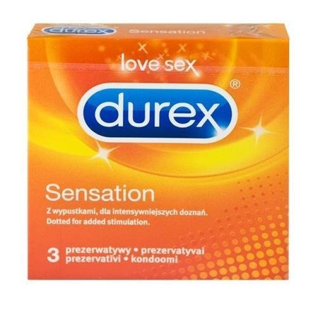 Prezerwatywy DUREX Sensation, 3 szt.