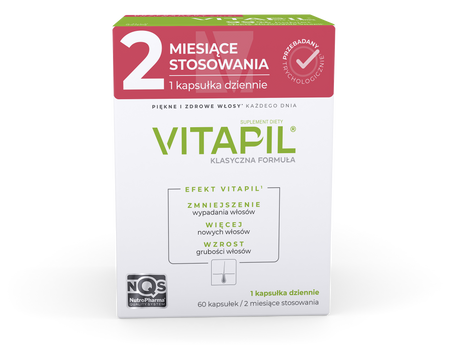 VITAPIL® klasyczna formuła – przy wzmożonym wypadaniu włosów, 60 kapsułek
