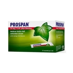 PROSPAN 35 MG/5 ML, płyn doustny, saszetki, 21 sztuk
