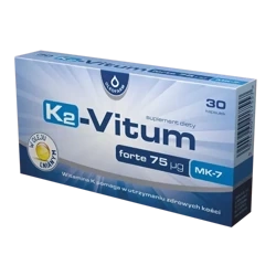 K2-Vitum Forte 75 mcg MK-7 kapsułki, 30 kapsułek