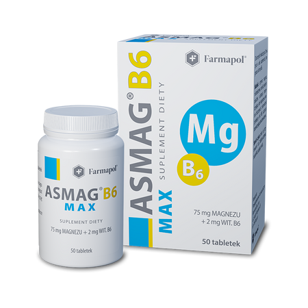 Asmag B6 Max, 50 tabletek