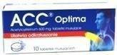 ACC Optima 600 mg, 10 tabletek musujacych