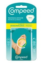 COMPEED plastry na zrogowacenia, 6 sztuk