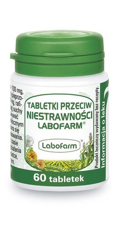Tabletki przeciw niestrawności 60 tabletek