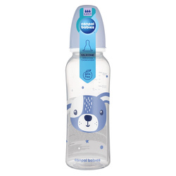 Canpol Babies Cute Animals - Niebieska butelka 250 ml