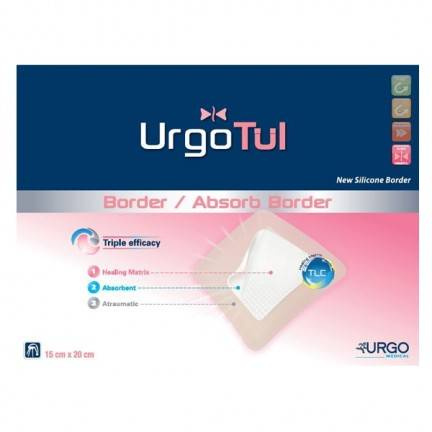Opatrunek UrgoTul Absorb Border 15cm x 20cm 1 sztuk