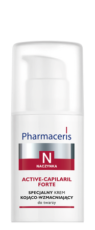 PHARMACERIS N ACTIVE-CAPILARIL FORTE Specjalny krem kojąco-wzmacniający, 30ml 