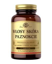 SOLGAR Włosy Skóra Paznokcie 120  tabletek