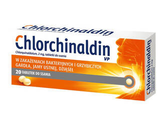 Chlorchinaldin, 20 tabletek