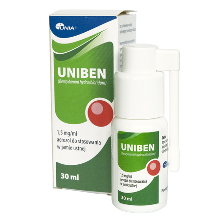 Uniben aerozol 1,5mg/1ml 30 ml