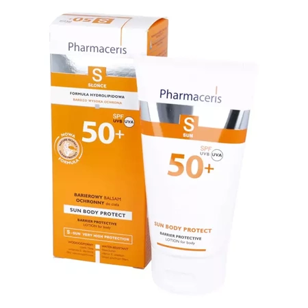 PHARMACERIS S SUN BODY PROTECT Barierowy balsam ochronny do ciała SPF50, 150ml