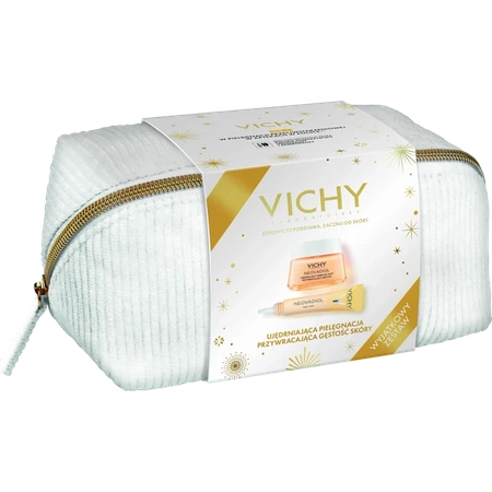 VICHY XMAS 2023 Vichy Neovadiol Perimenopauza zestaw w kosmetyczce: ujędrniający krem na dzień przywracający gęstość do skóry normalnej i mieszanej + korygujący krem do skóry wokół oczu i ust, 50 ml + 15 ml