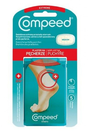 COMPEED plastry na pęcherze EXTREME, 5 sztuk