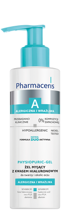 PHARMACERIS A PHYSIOPURIC-GEL Nawilżający fizjologiczny żel do mycia twarzy, 190ml