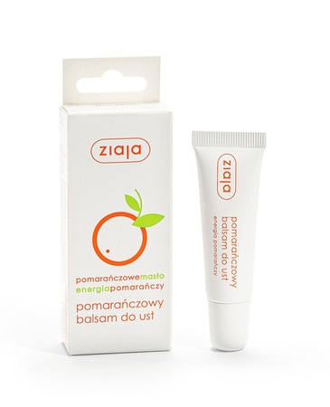ZIAJA Pomarańczowy Balsam do ust, 10 ml