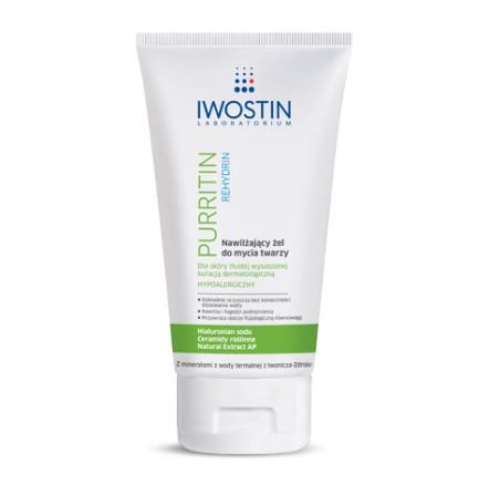 IWOSTIN PURRITIN REHYDRIN Nawilżający żel do mycia twarzy 150ml