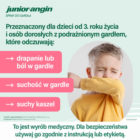 Junior angin spray do gardła
