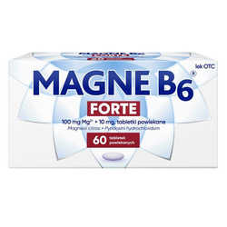 Magne B6 Forte, 60 tabletek powlekanych 