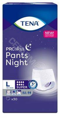 TENA PANTS ProSkin Super Night L, majtki chłonne, 30 sztuk