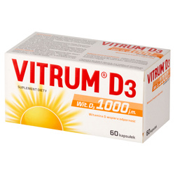 Vitrum D3 1000 kapsułki, 60 sztuk