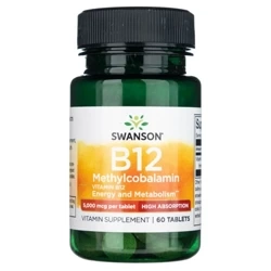 SWANSON Vitamin B12 5 mg, 60 tabletek