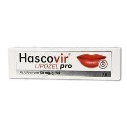 Hascovir LIPOŻEL pro krem 0,05 g/g 3 g